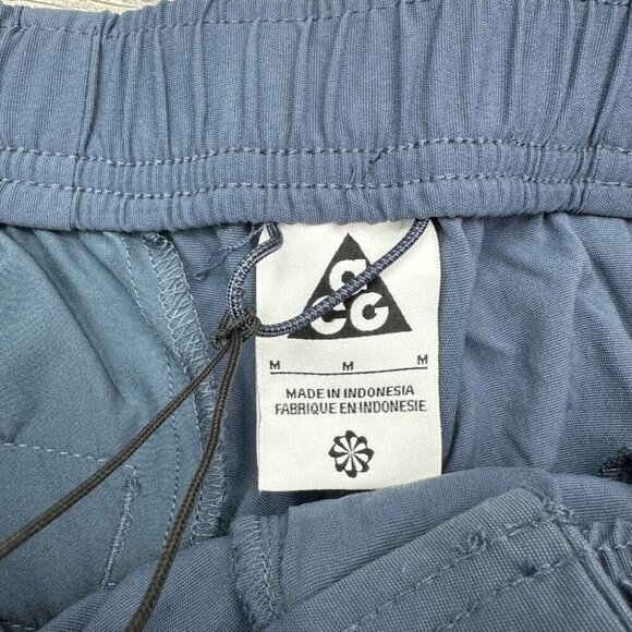 Nike ACG Repel Hiking Trail Pants Blue Size Medium M Straight Leg FN2450-437 New - Picture 2 of 16